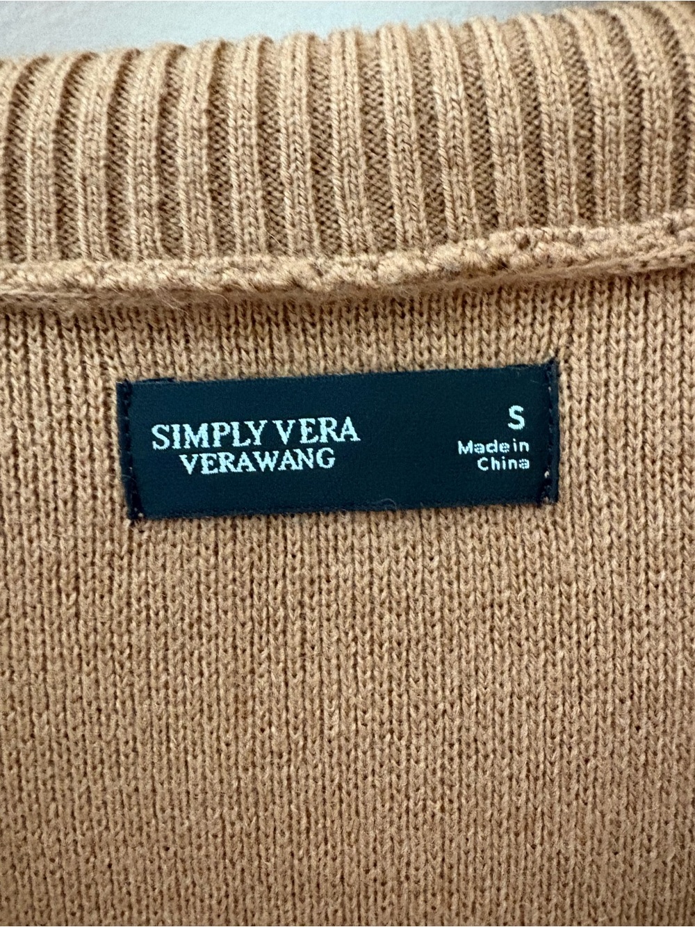 Women's Simply Vera Vera Wang Half-Zip Sweater Pullover Sz Small - Picture 9 of 10